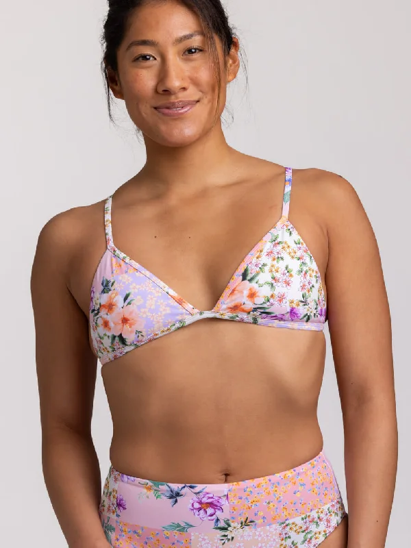 Lily Bikini Top - Cottage Patch