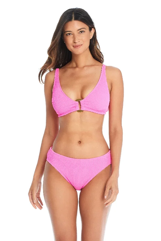 Pucker Up Bikini Bra Top with Removable Cups