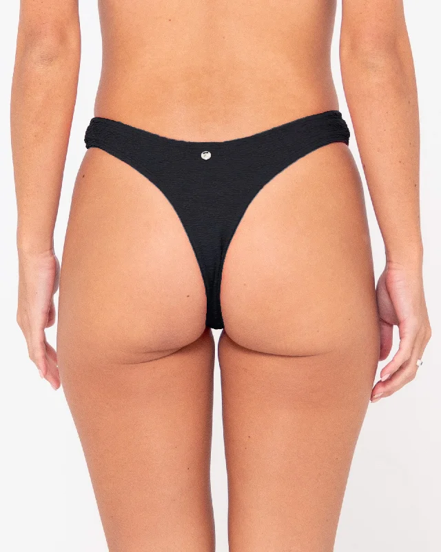 Sandalwood Textured Brazilian Bikini Bottom