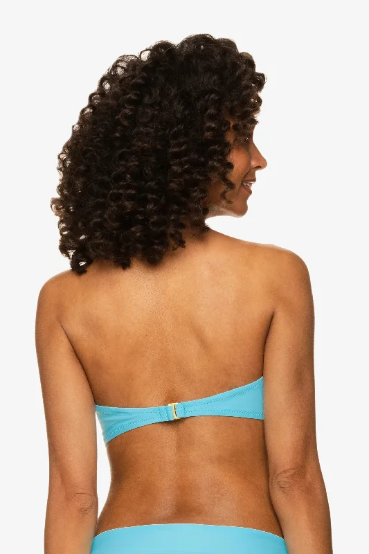 Twist Underwire Bandeau  |  Sky Blue