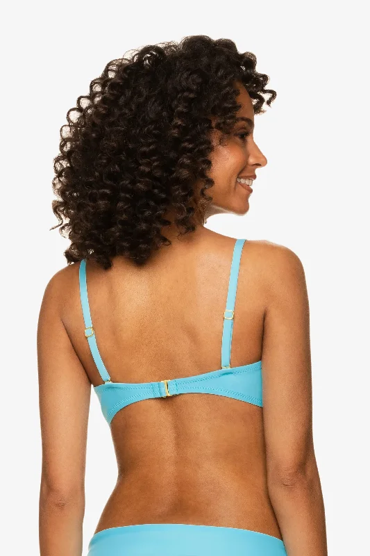 Twist Underwire Bandeau  |  Sky Blue