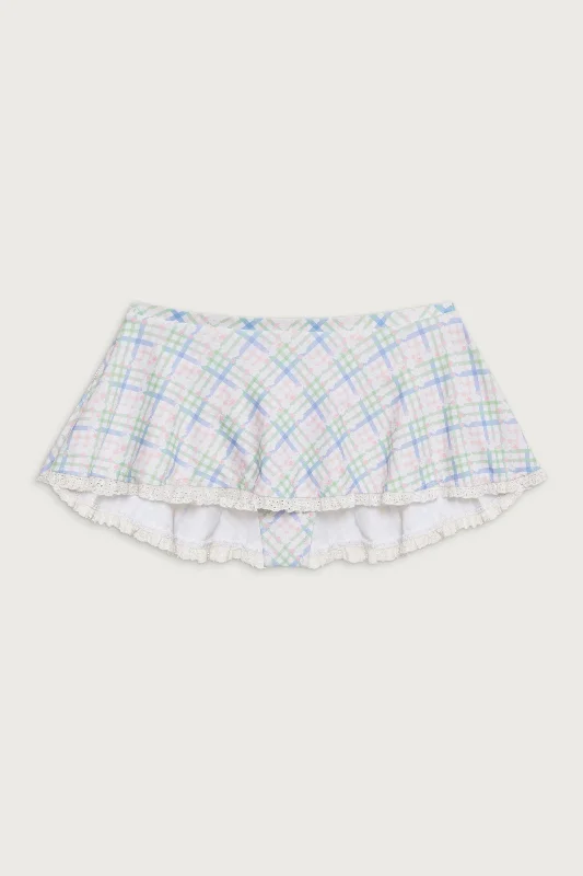 x DJERF AVENUE Izabella Swim Skirt - Cottage Meadow