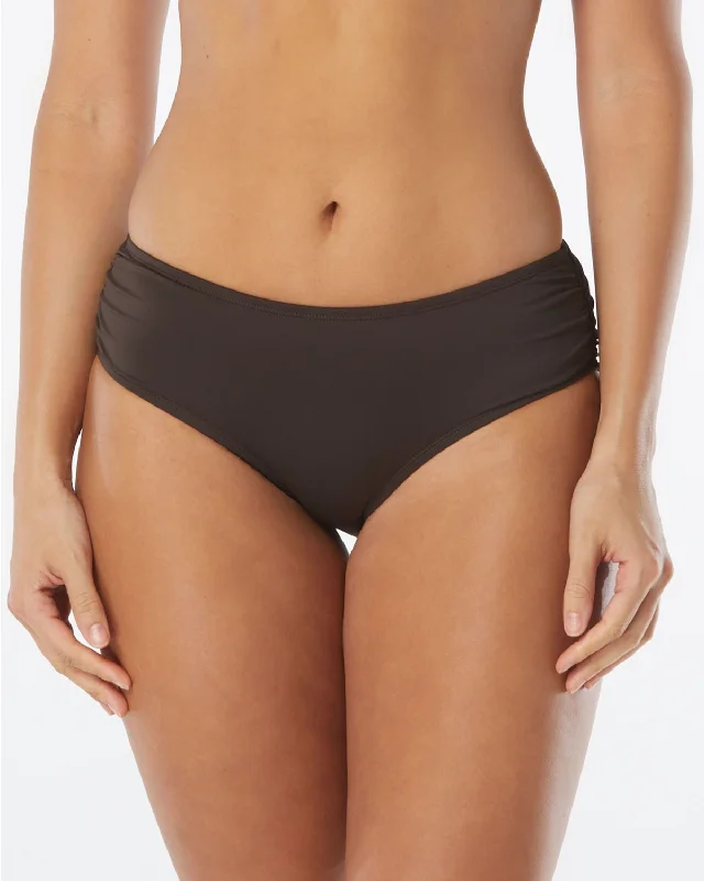 2024 Coco Reef Classic Solids Prime Side Shirred Bikini Bottom (More colors available) - U95642