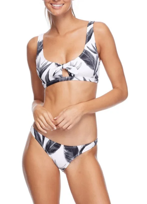 BODY GLOVE BLACK & WHITE MAY BIKINI WOMENS SWIMWEAR TOP