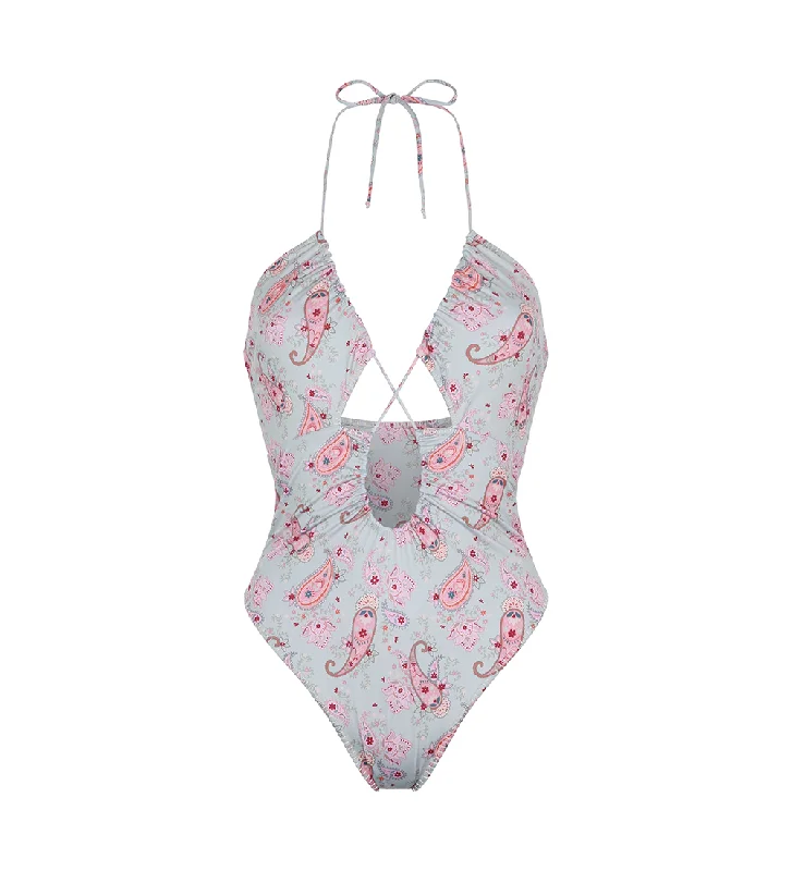 Almendra Pink Paisley One Piece