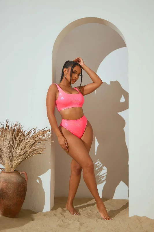 Beach House Swim 2 Piece Bikini - Pink