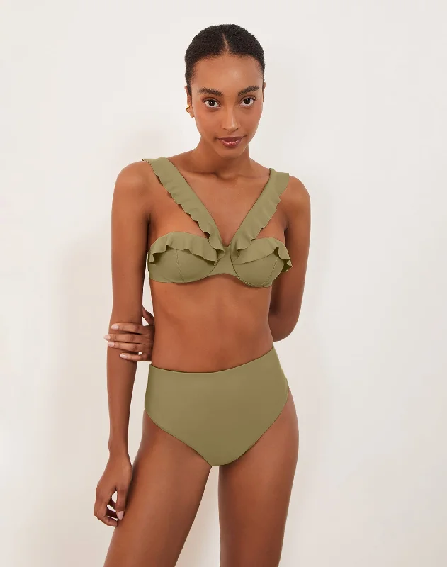 Bela Hot Pant Bottom - Olivine