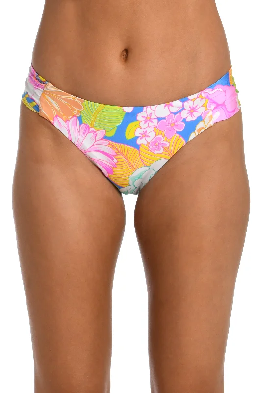 Sunshine 79 Botanical Bliss Side Shirred Hipster Bottom - FINAL SALE