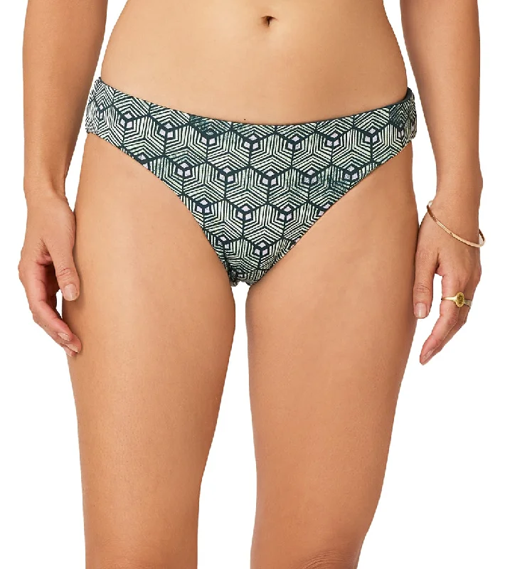 Carve Designs St. Barth Reversible Bikini Bottom Jasper/Eden