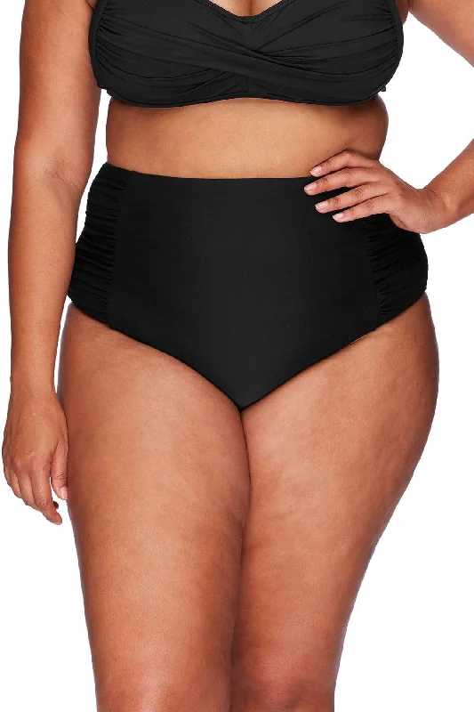 Hues High Waist Swim Bottom