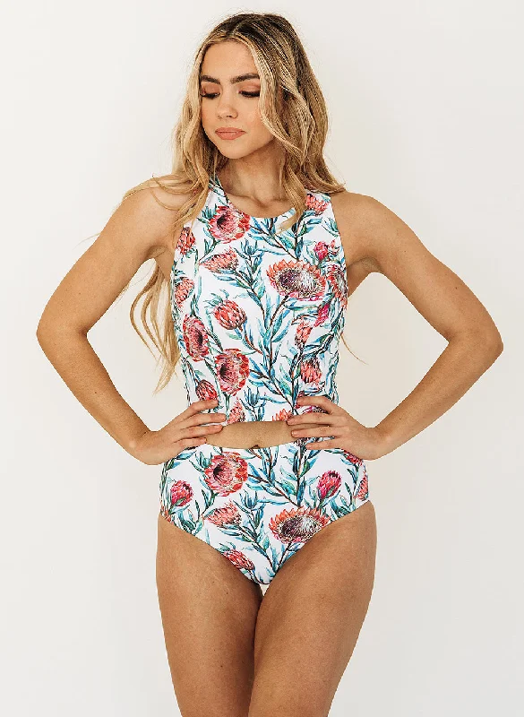 Desert Floral High-Waist Bottom