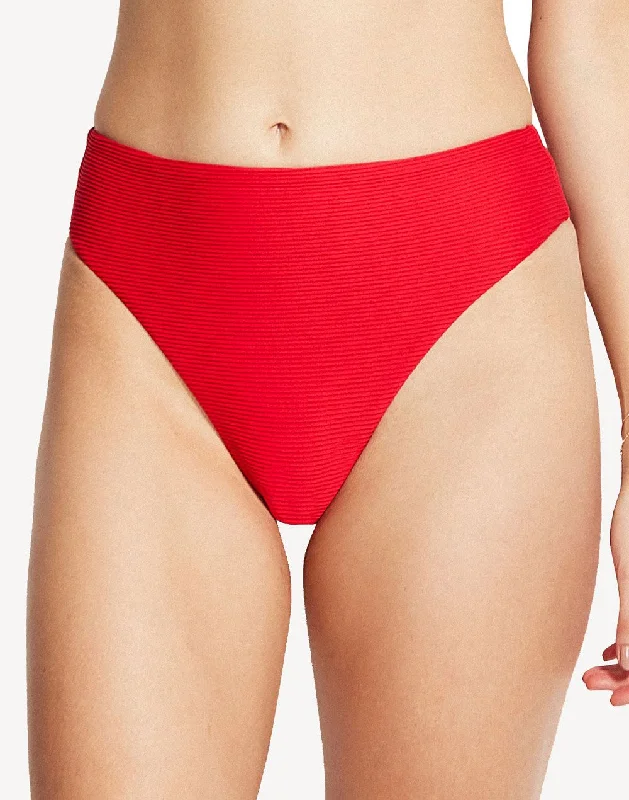 Essentials High Waist Bikini Bottom