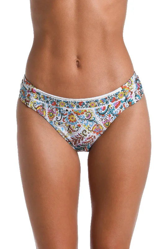 Sunshine 79 Glam Paisley Side Shirred Hipster Bottom