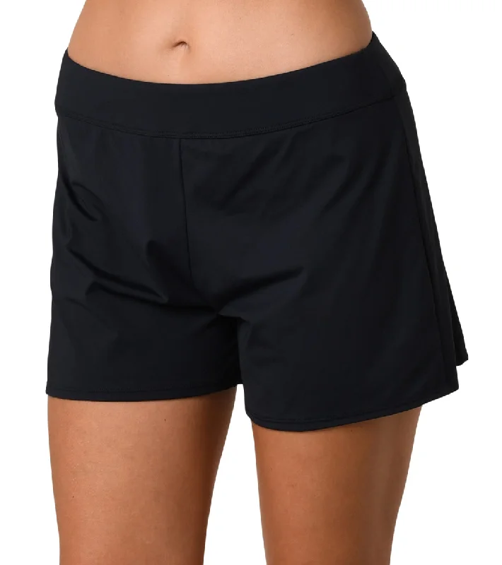 Jantzen Women's Solid Swim Short Black