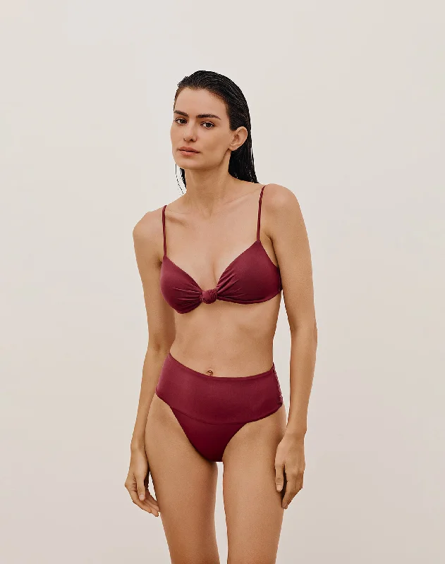 Jessica Hot Pant Bottom (exchange only) - Cranberry