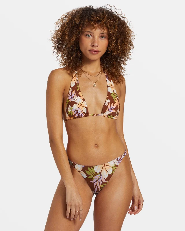 Jungle Bliss Maya Skimpy Bikini Bottoms - Toasted Coconut