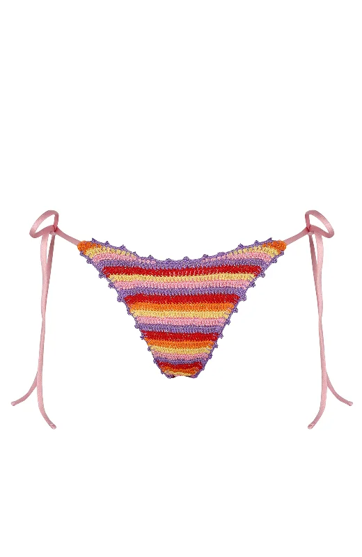 Lucy Multicolor Crochet Bikini Bottom