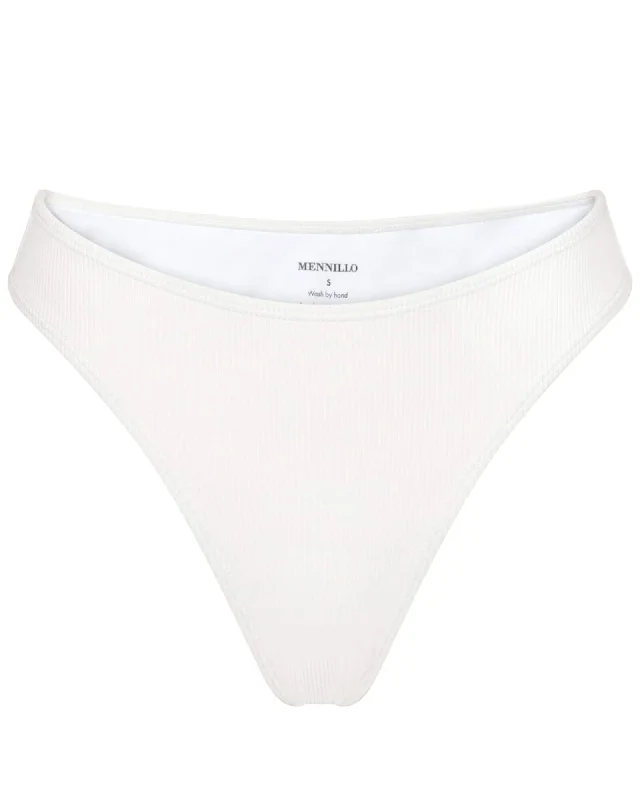 Marina bottom brazilian - White rib