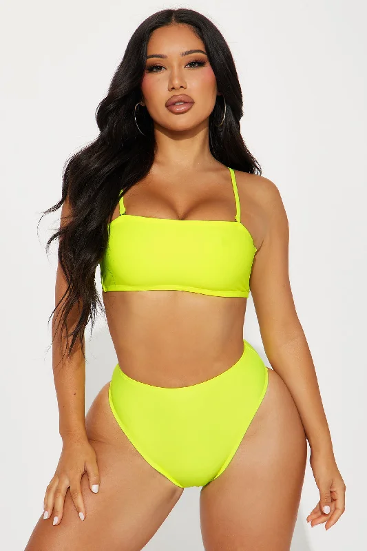 Maui Mix And Match Brazilian Bikini Bottom - Lime