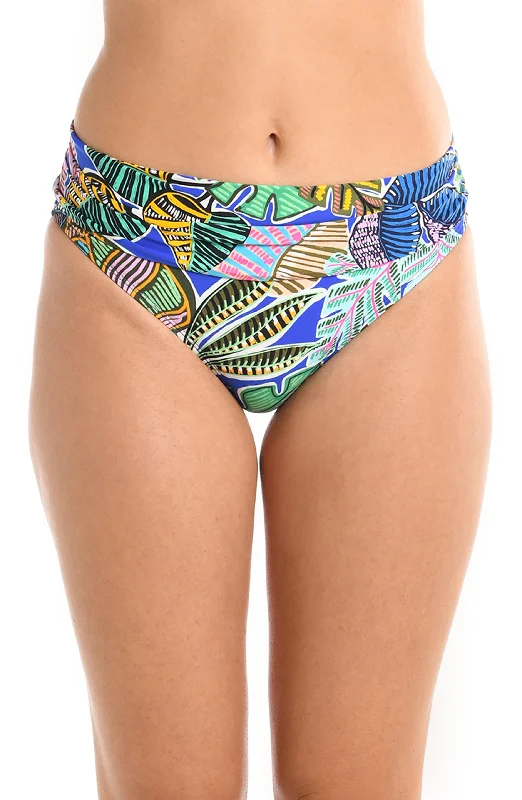 Neon Nights Shirred Band Hipster Bottom - FINAL SALE