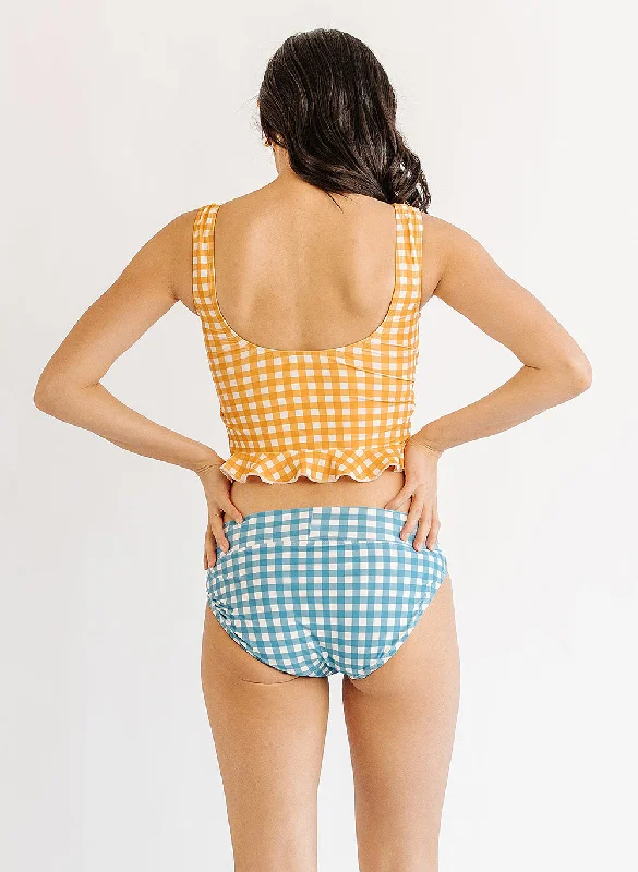 Ocean Gingham Classic Bottom