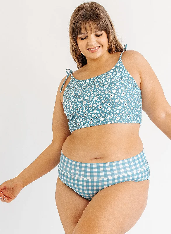 Ocean Gingham Classic Bottom