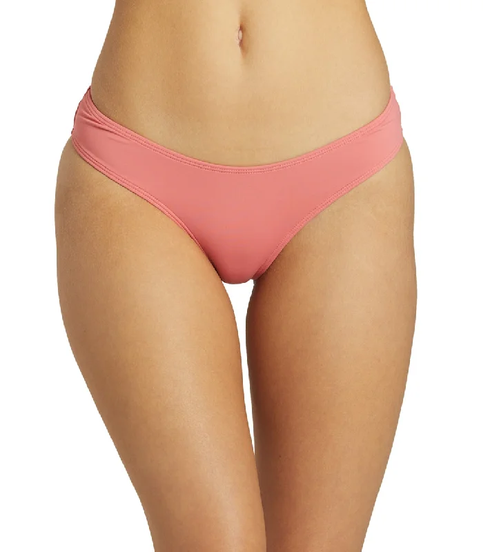 O'Neill Women's Saltwater Solids Matira Bikini Bottom Tea Rose