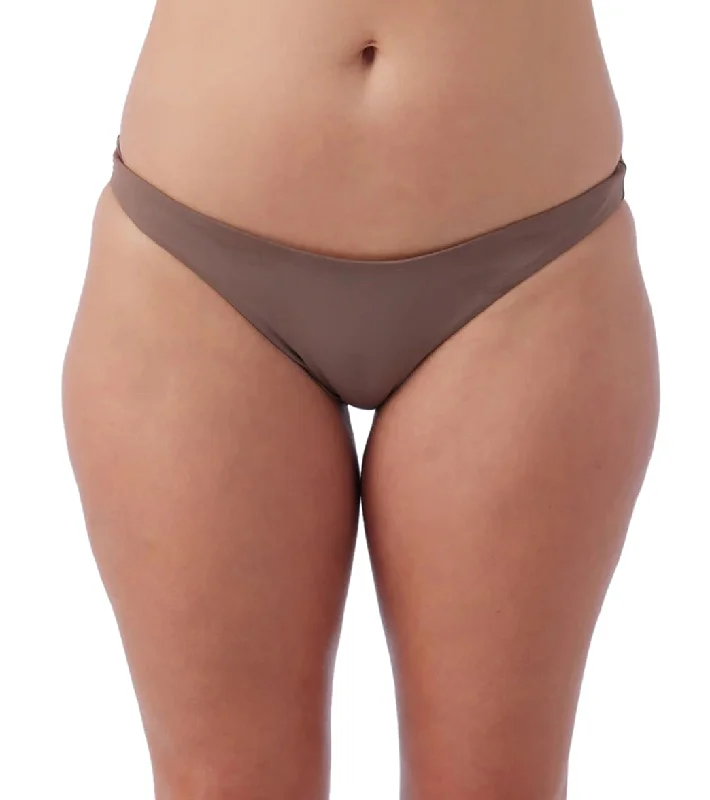 O'Neill Women's Saltwater Solids Rockley Bikini Bottom Deep Taupe