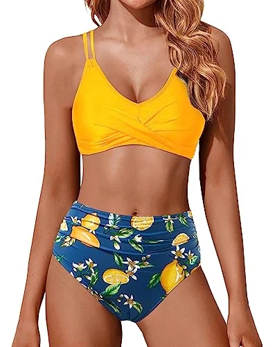 Push Up Wrap Swimsuits Tummy Control Swimwear