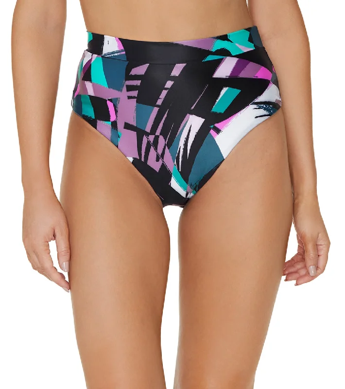 Raisins Women's Stir It Up Tropics Bikini Bottom Black Ash