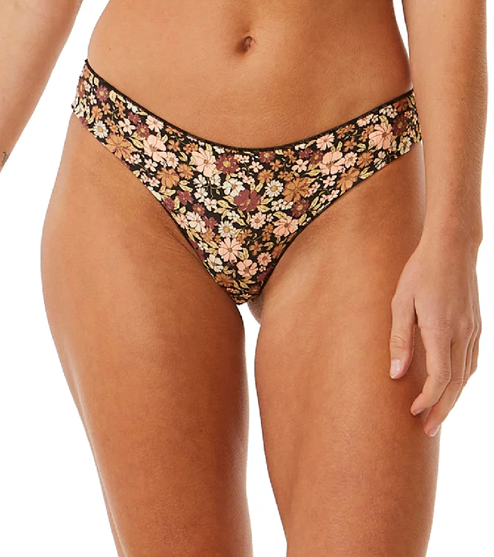 Rip Curl Women's Sea Of Dreams Cheeky Hipster Bikini Bottom Brown