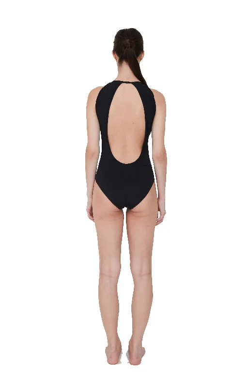 SCOOP ONE PIECE - BLACK