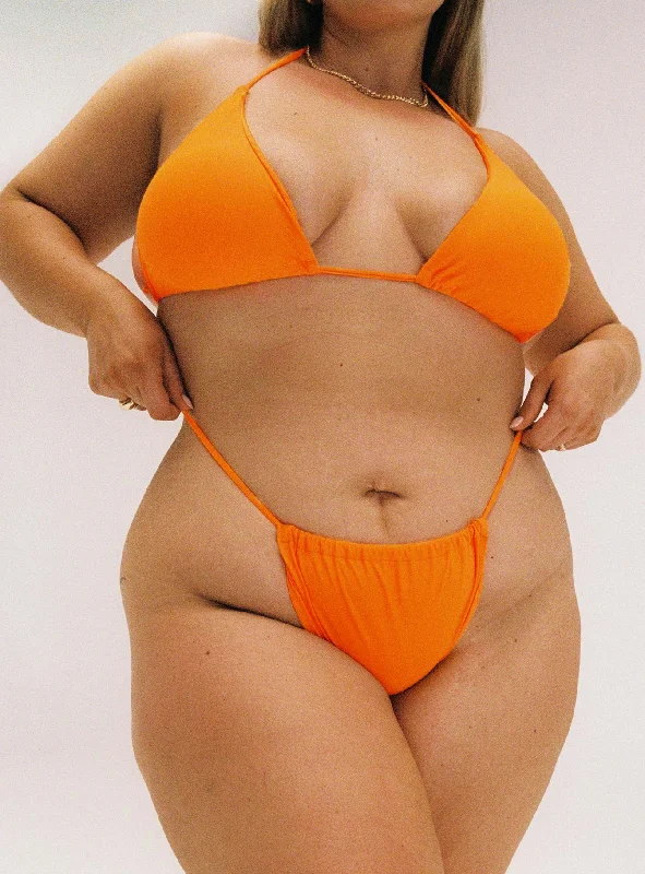 Serene Bikini Bottom Orange Curve