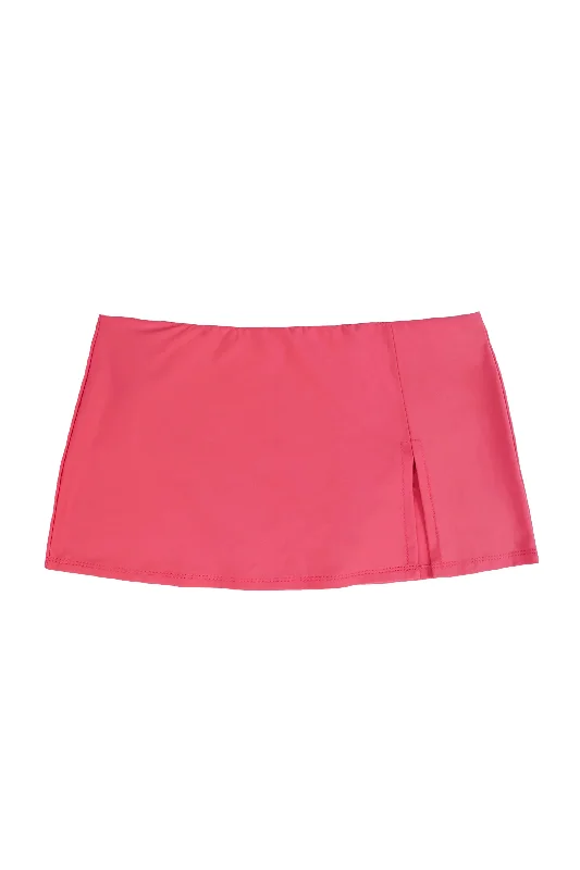 Skirted Bottom With Side Slit  |  Watermelon Pink