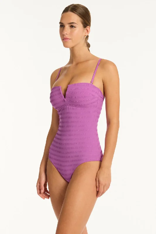 Palisades V Bandeau One Piece