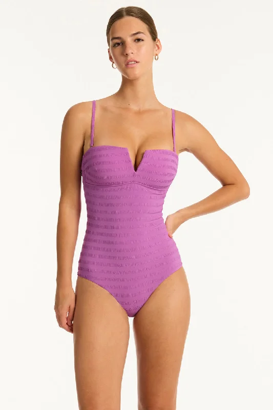 Palisades V Bandeau One Piece