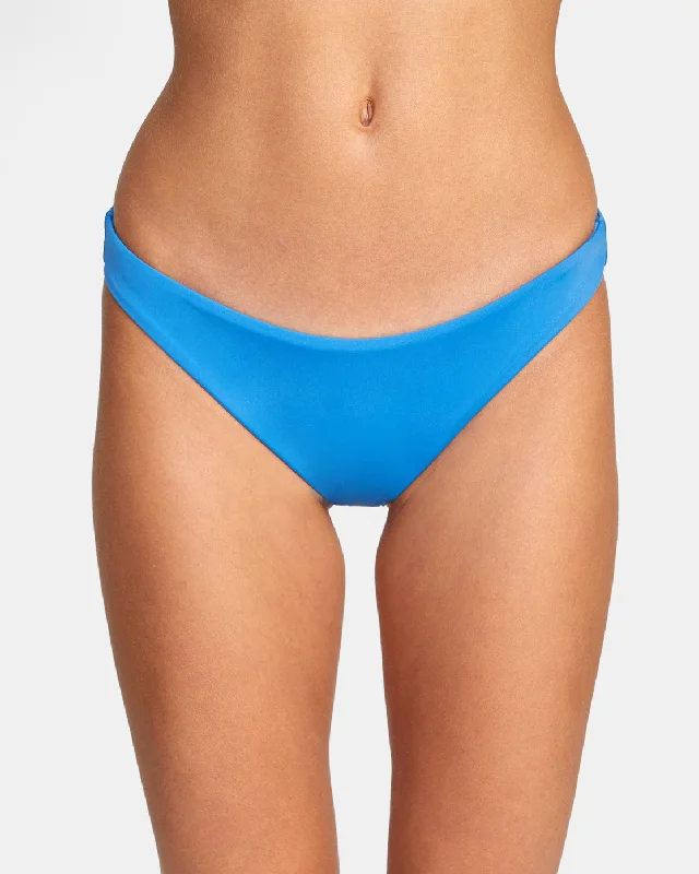 Solid Medium Bikini Bottoms - Enamel Blue