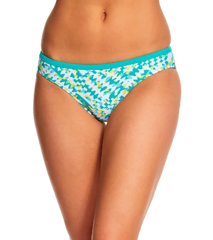 Speedo Geo Tropic/Mini Palm Reversible Hipster Jewel Green