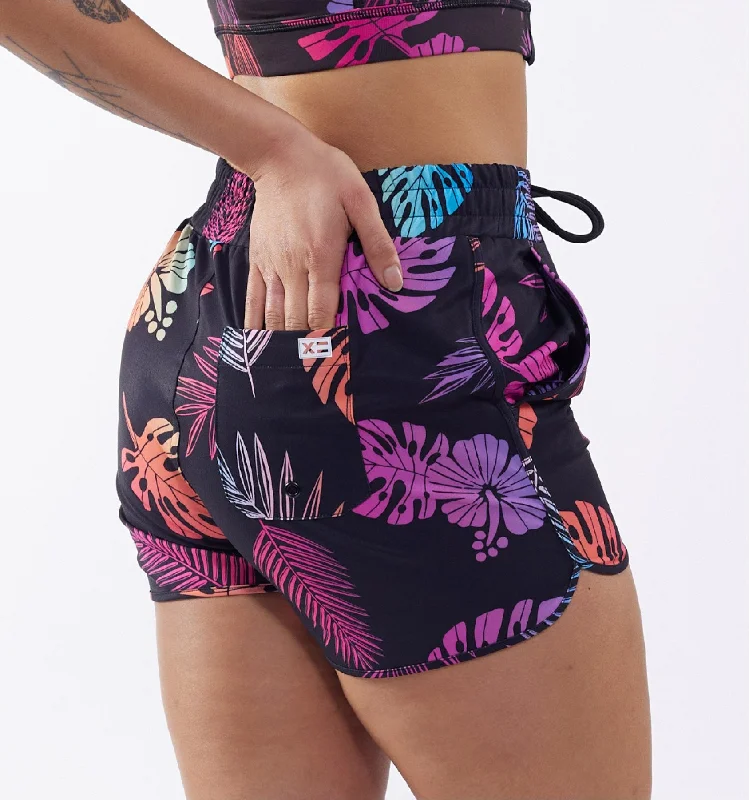 Swim 2.5"" High Waisted Board Short - Tropadelic