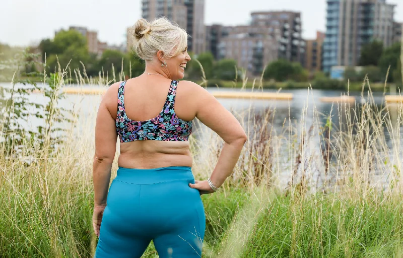 Swim Shorts - Black & Teal