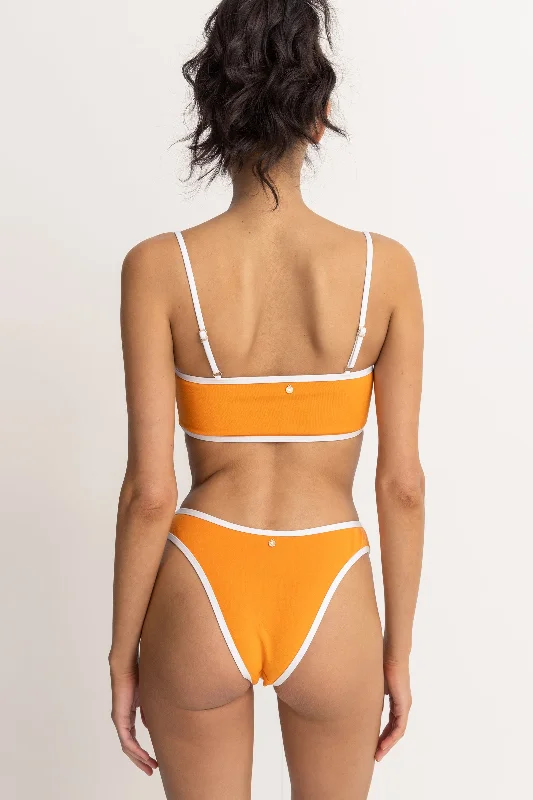 Terry Bandeau Top Orange