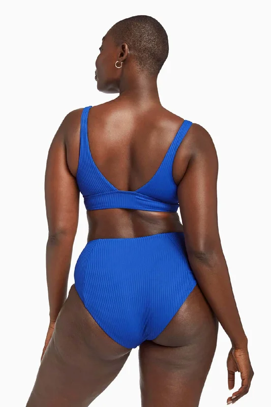 Sienna High Waist Bottom Lagoon EcoRib BT