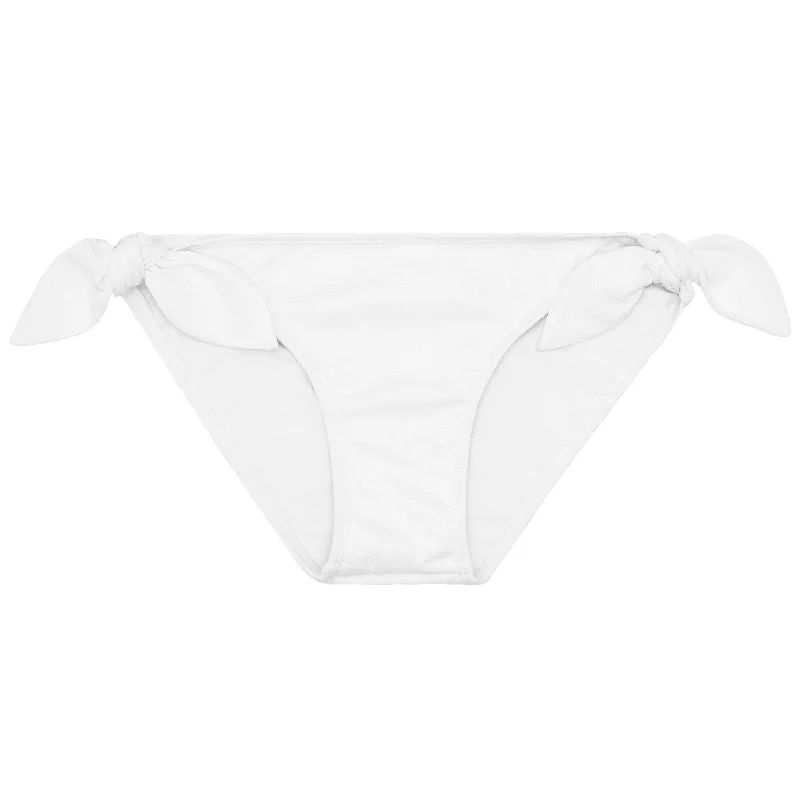 women's alys white tie knot hipster bikini bottom