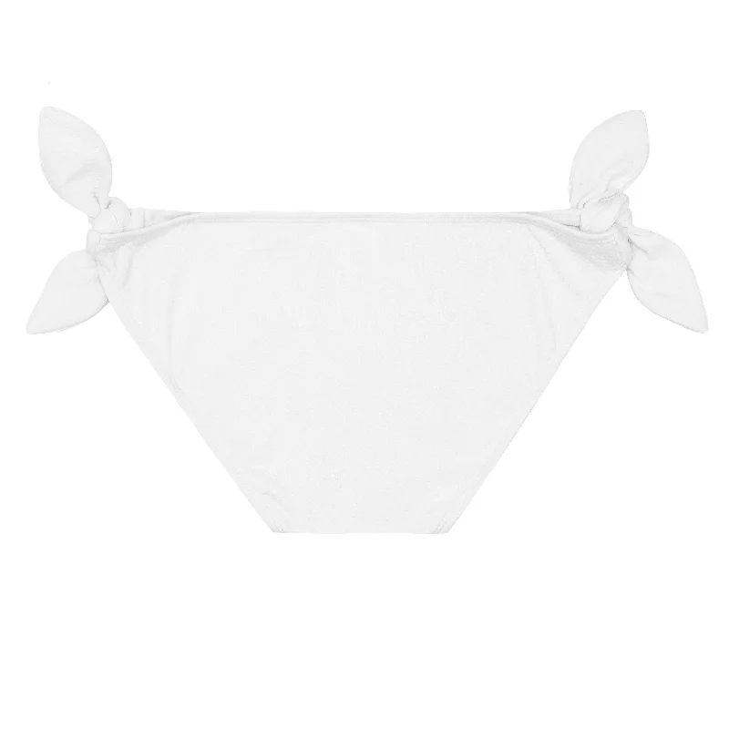 women's alys white tie knot hipster bikini bottom