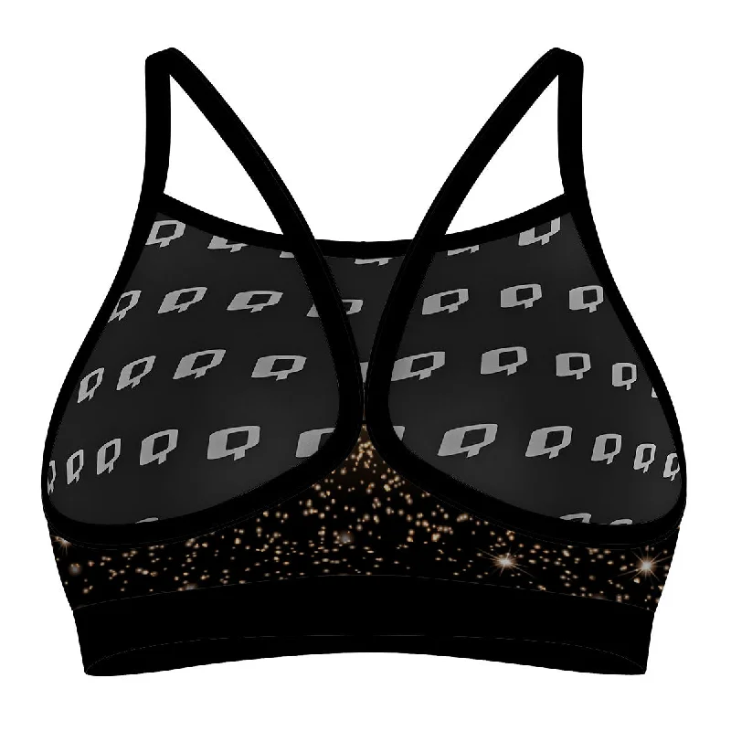 All that Glitter Classic Sports Bikini Top