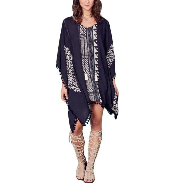 Asymmetric Swimwear Cover Ups