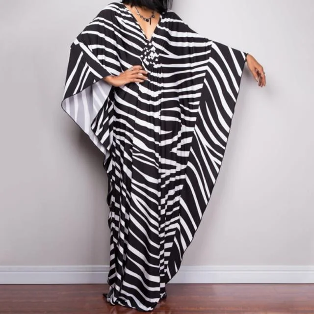 V-Neck Maxi Cover-Ups