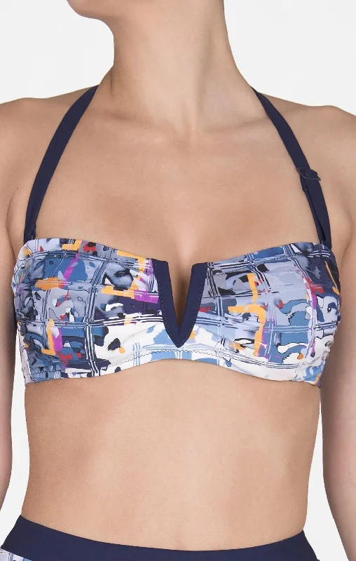 Bandeau Bikini Top In Print