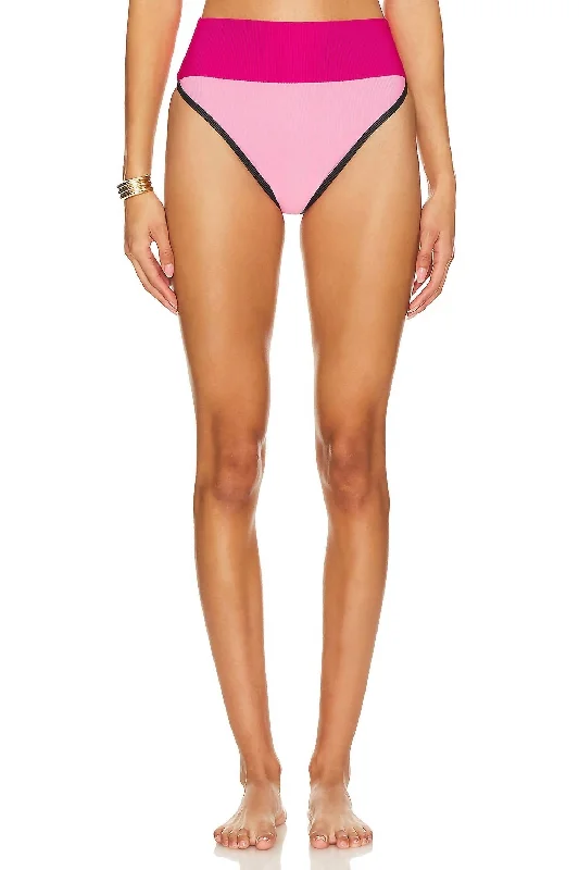 Emmy Bikini Bottom In Amour Colorblock