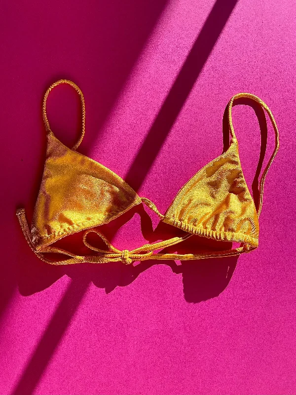 Jade Swim: Via Triangle Bikini Top - S, M, Last Ones!